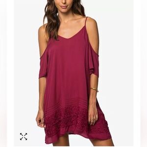 O'Neill Women's Balboa‎ Cold Shoulder Dress L